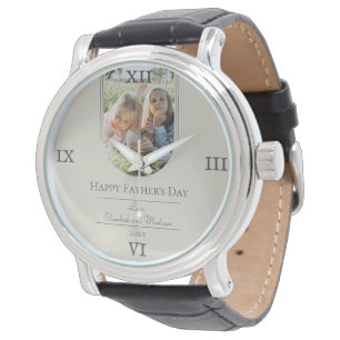 Montre Fête des pères photo Arch moderne Beige