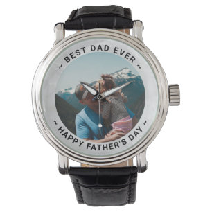Montre Fête des pères photo personnalisée