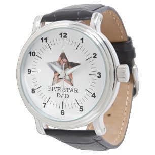 Montre Fête des pères unique moderne 5 étoiles Papa 1 pho