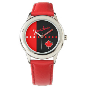 Montre Feuille d'érable canadienne