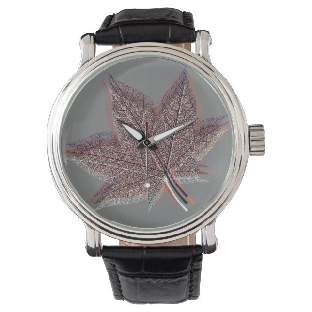Montre Feuille d'hiver (devant)