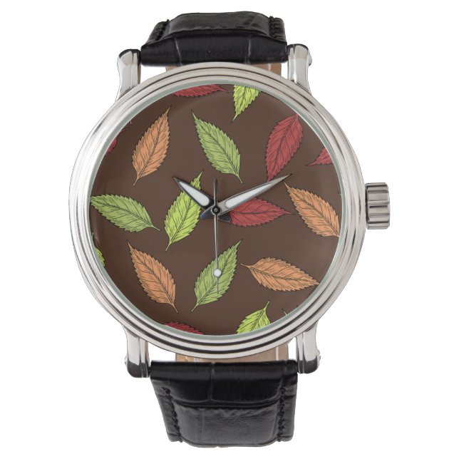 MONTRE FEUILLES D'AUTOMNE (devant)