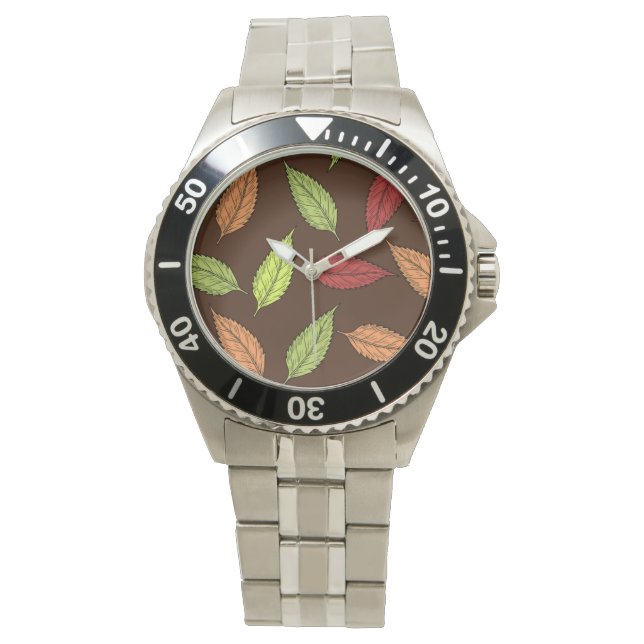 MONTRE FEUILLES D'AUTOMNE (devant)