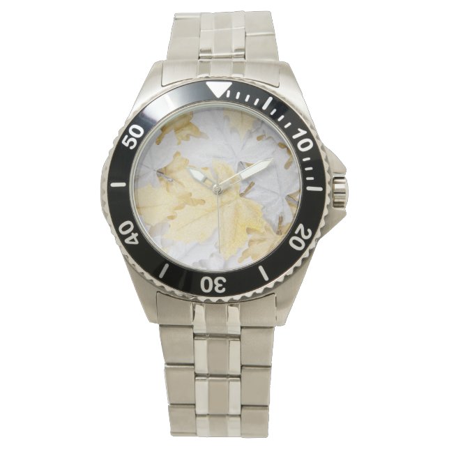 Montre Feuilles d'automne (devant)