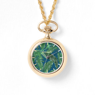 Montre Feuilles de la jungle luxuriante