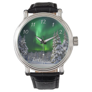 Montre Feux nordiques en hiver