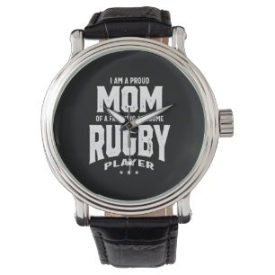 Montre Fier Maman D'Un Super Joueur De Rugby
