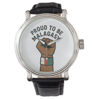 Montre Fière d'être malgache - Madagascar Patrimoine Powe