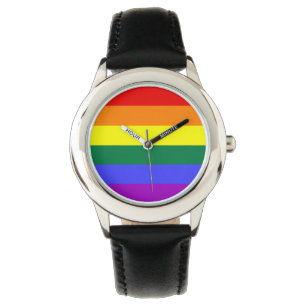 Montre Fierté arc-en-ciel