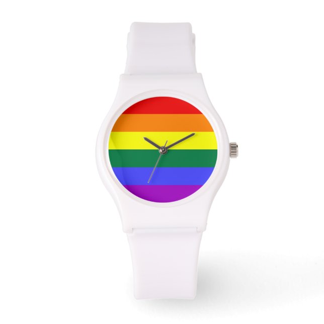 Montre Fierté arc-en-ciel (Recto)