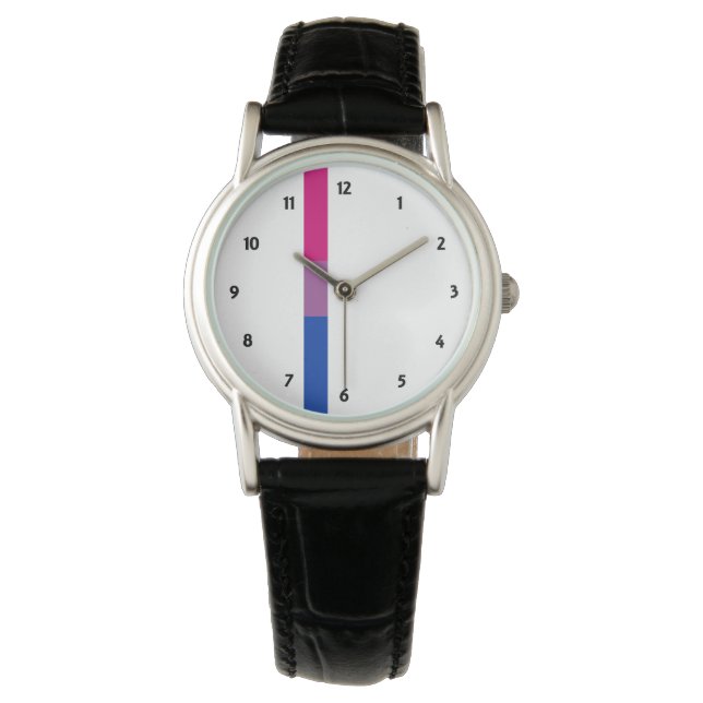 Montre Fierté bisexuelle (devant)
