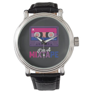 Montre Fierté LGBT Je suis une cassette mixte Bi