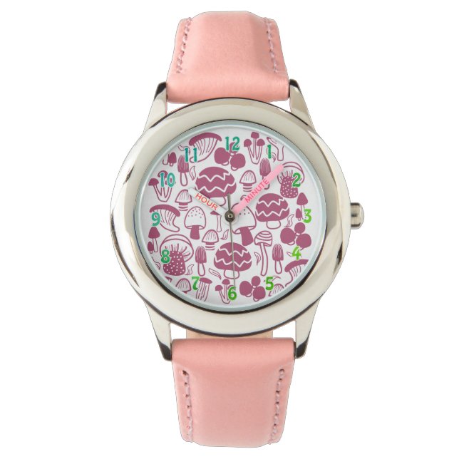 Montre Fille champignon (devant)
