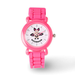 Montre fille volante chauve-souris