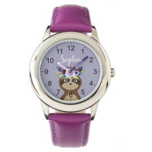 Montre Filles mignonnes Parfums et noms d'aquarelles mode