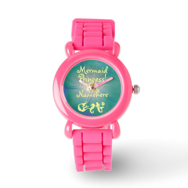 Montre Filles Parties scintillant Sirène Princesse ! AJOU (Recto)