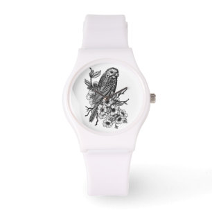 Montre Finition sur branche cerise
