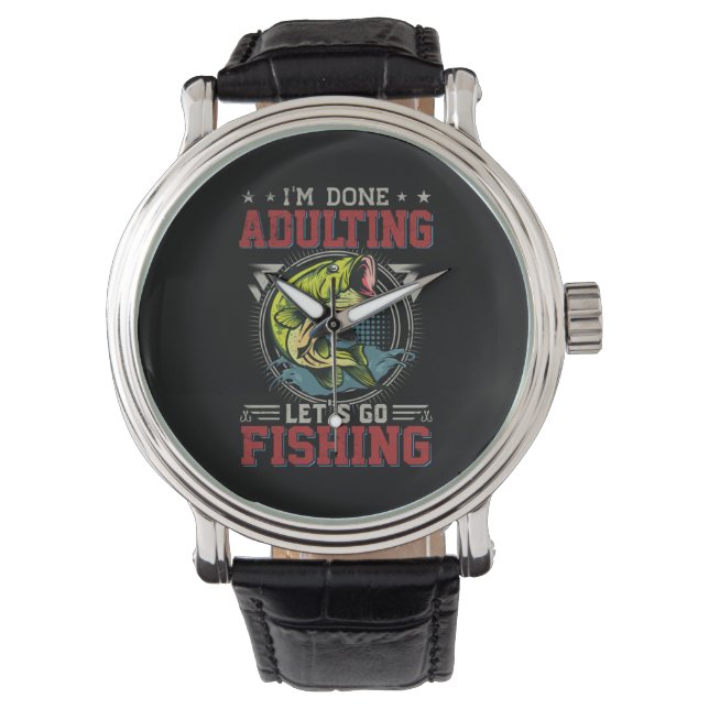 Montre Fisher Art Allons pêcher (devant)