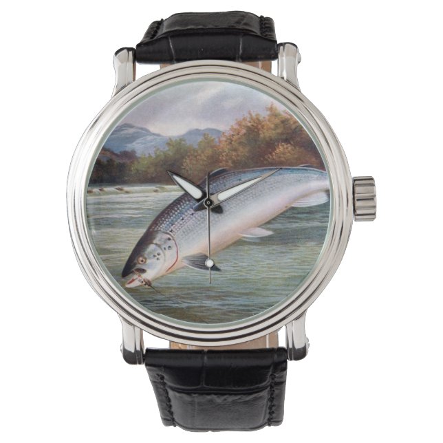 Montre Fisherman's Watch - Saumon (devant)