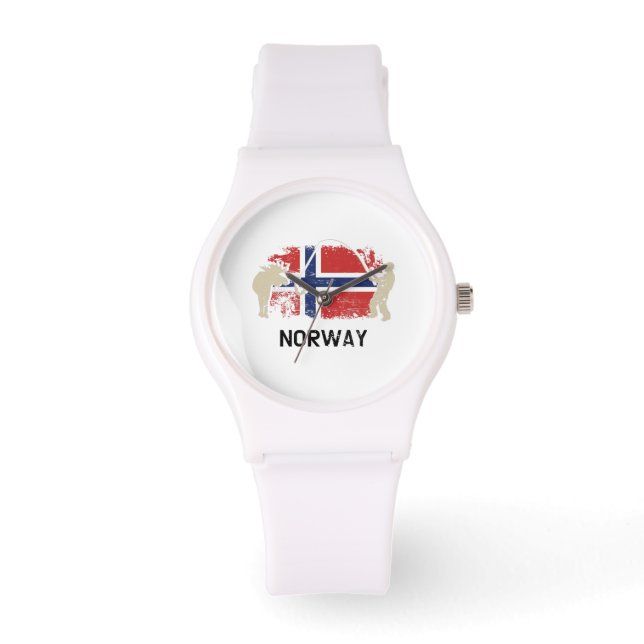 Montre Flag norvégien (Recto)