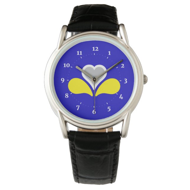 Montre Flag of Brussels, Belgium Wrist Watch (devant)