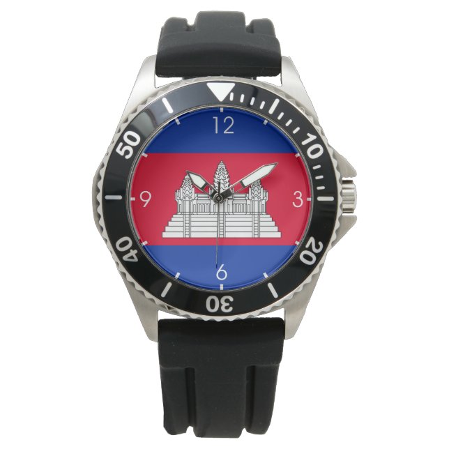Montre Flag of Cambodia (devant)