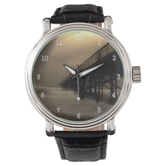 Montre Flagler Beach Floride Pier Photo Watch (devant)