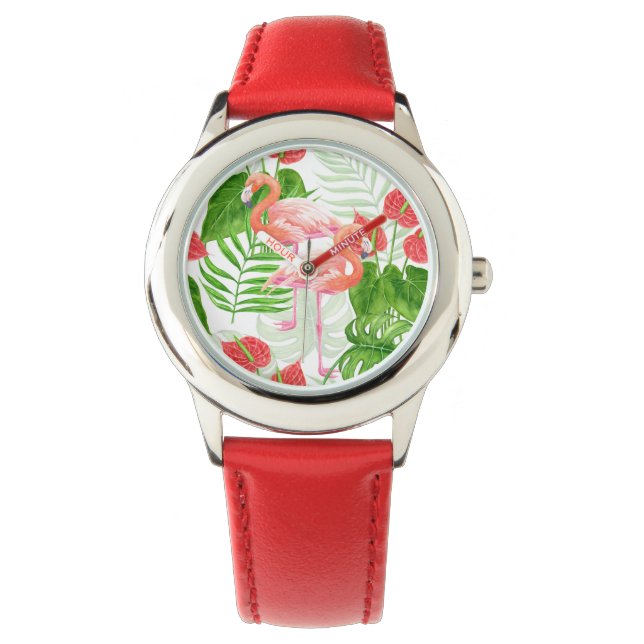 Montre Flamant rose (devant)
