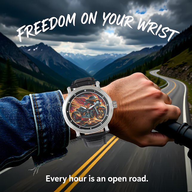 Montre Flaming Trike, Dynamic Watch Face. (Créateur téléchargé)