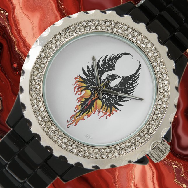 Montre Flammes tribales Phoenix Firebird (Créateur téléchargé)