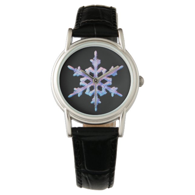 Montre Flèche de neige Iridescente (devant)