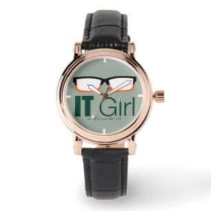 Montre Flèche IL verres de fille graphiques