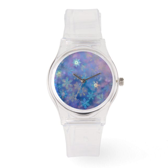Montre Flèches de neige Iridescente (Recto)