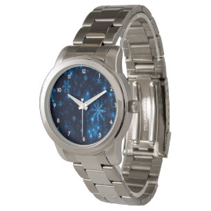 Montre Flèches de neige profondes et brillantes Unisex Mo
