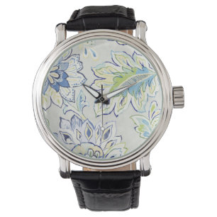 Montre Fleur Bleue Bohème