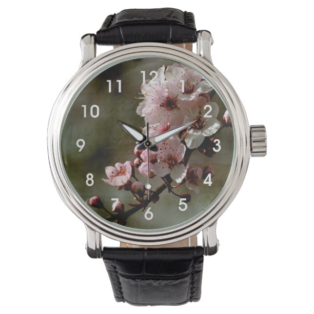 Montre Fleur de cerise (devant)