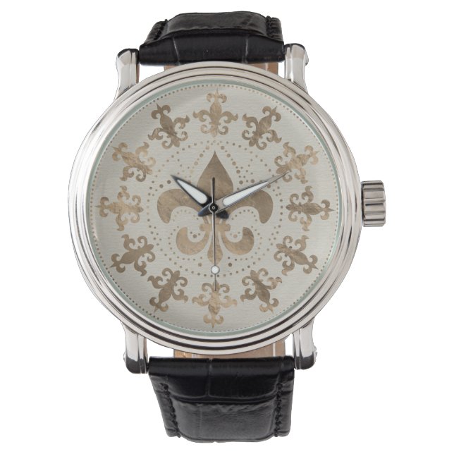 Montre Fleur-de-lis ornament (devant)