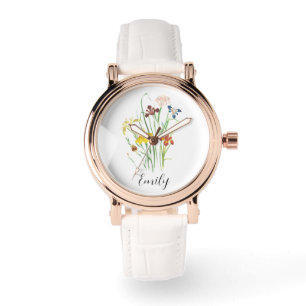 Montre Fleur de naissance - Fleur de naissance personnali