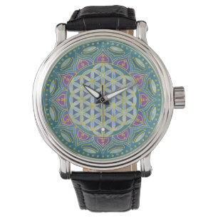 Montre Fleur De Vie - Mandala India Style 1