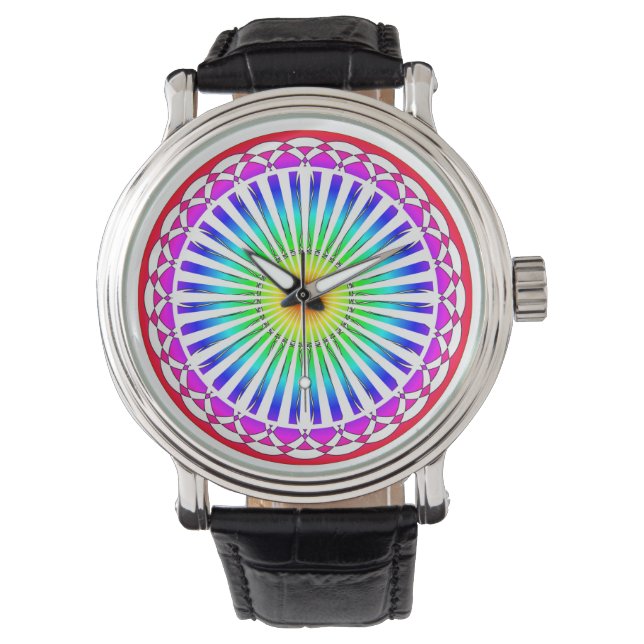Montre Fleur d'été (devant)