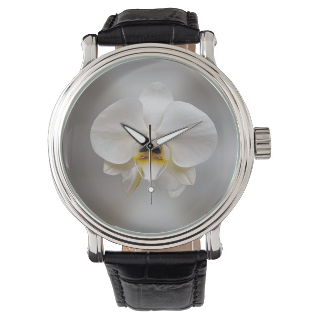 Montre Fleur d'orchidée (devant)