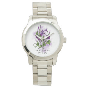 Montre Fleur du mois de naissance Né en septembre Matin G