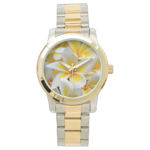 Montre Fleur Frangipani Plumeria