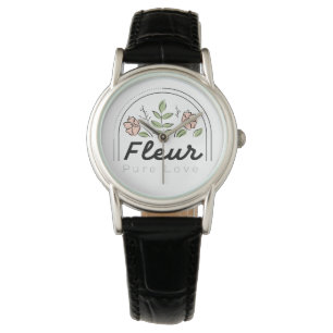 Montre Fleur – Logo Floral Pure Love
