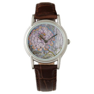 Montre Fleur mosaïque