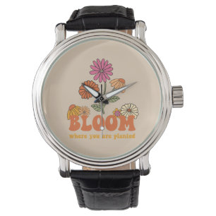 Montre Fleur Où vous êtes planté