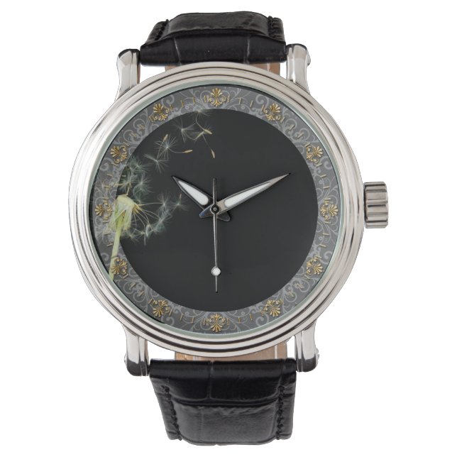 Montre Fleur - Pissenlit - À tes souhaits (devant)