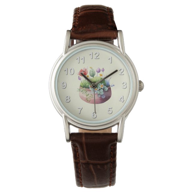 Montre Fleurs (devant)