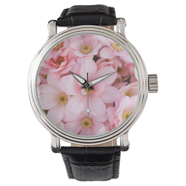Montre fleurs (devant)