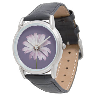 Montre Fleurs   Blancs et marguerites